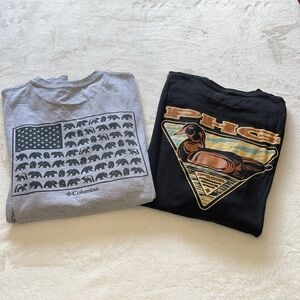 EUC Columbia LS Tees. Size Small.